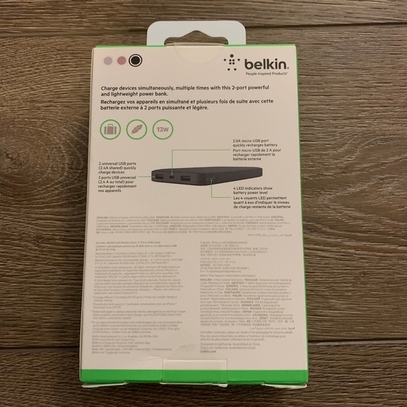 Belkin Pocket Power 10K Power Bank - Picture 3 of 4